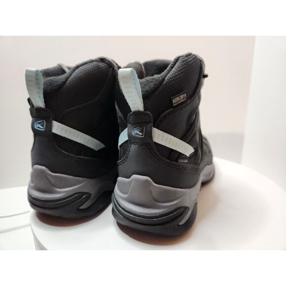 Keen Circadia Mid Polar Waterproof Boots | Women’s 9.5 | Black/Cloud Blue - Picture 7 of 13